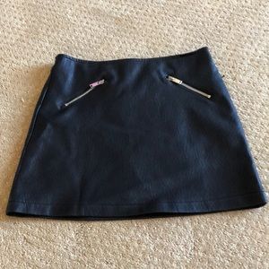 Black leather skirt. Forever 21 Girls 13/14